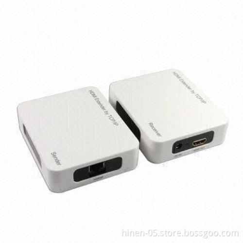 HDMI extender by TCP/IP, supports resolution of up to 480p/720p/1080i/1080p